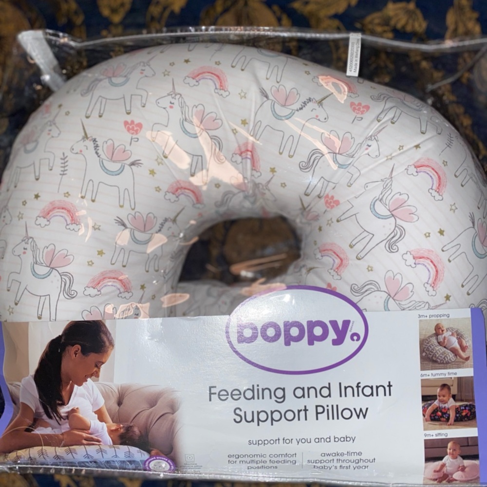 Boppy unicorn nursing pillow